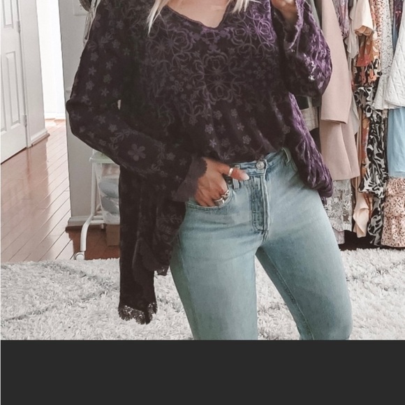 JOHNNY WAS PURPLE JOSSIMAR FLOWY TUNIC XS 💜💜💜 - Picture 11 of 12